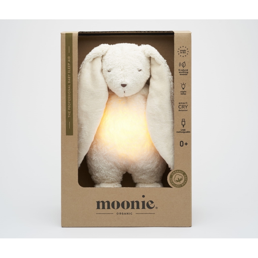 Moonie - Amigo aconchegante com melodia e iluminação coelho 2.0 organic polar
