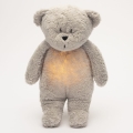 Moonie - Amigo aconchegante com melodia e iluminação urso pequeno 2.0 organic cinzento