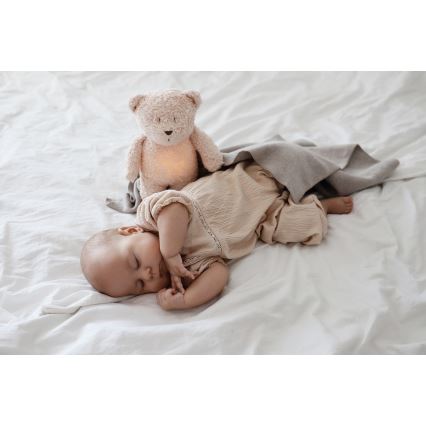 Moonie - Amigo aconchegante com melodia e iluminação urso pequeno 2.0 organic polar