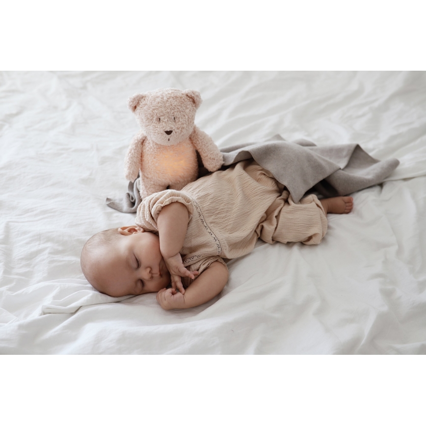 Moonie - Amigo aconchegante com melodia e iluminação urso pequeno 2.0 organic polar