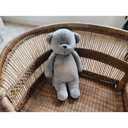 Moonie - Amigo aconchegante com melodia e iluminação urso pequeno 2.0 prateado