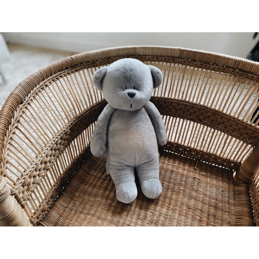 Moonie - Amigo aconchegante com melodia e iluminação urso pequeno 2.0 prateado