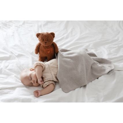 Moonie - Amigo aconchegante com melodia e iluminação urso pequeno organic caramel natur