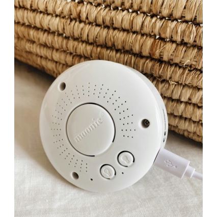 Moonie - Amigo aconchegante com melodia e iluminação urso pequeno organic tiras de mel natur