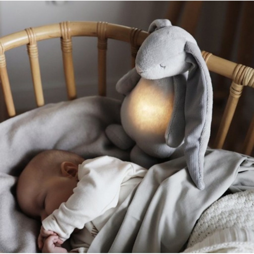 Moonie - Companheiro de aconchego com uma melodia e uma iluminaçao de nuvem do coelhinho
