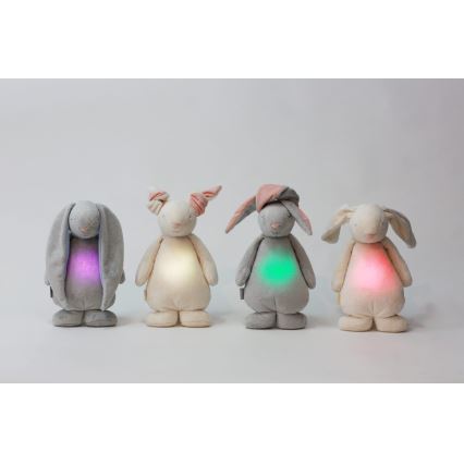Moonie - Companheiro de aconchego com uma melodia e uma iluminaçao de nuvem do coelhinho
