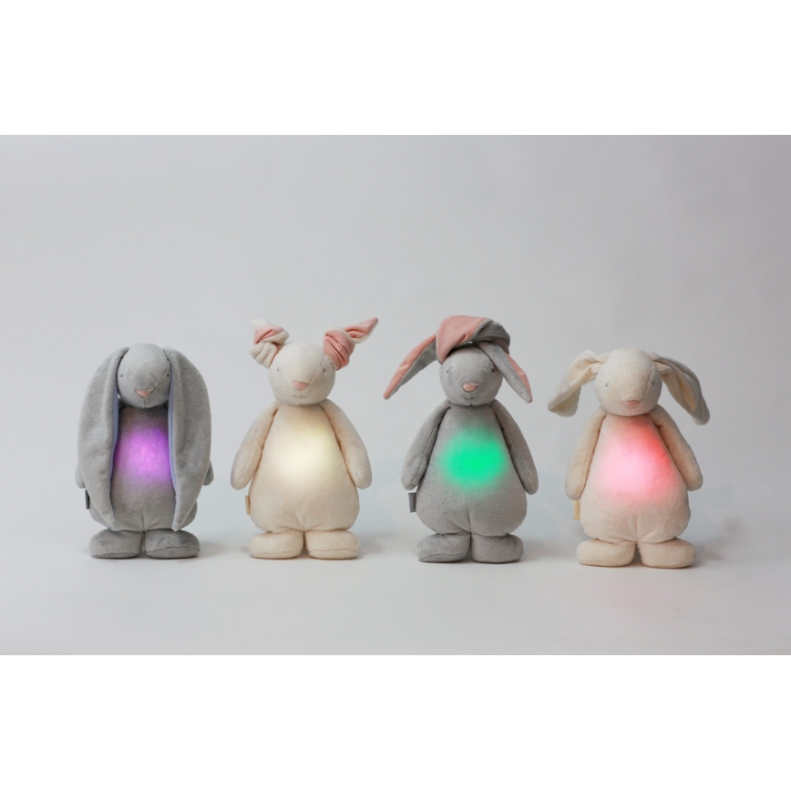 Moonie - Companheiro de aconchego com uma melodia e uma iluminaçao de nuvem do coelhinho