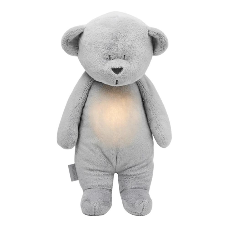 Moonie - Companheiro de aconchego com uma melodia e urso com luz prateado