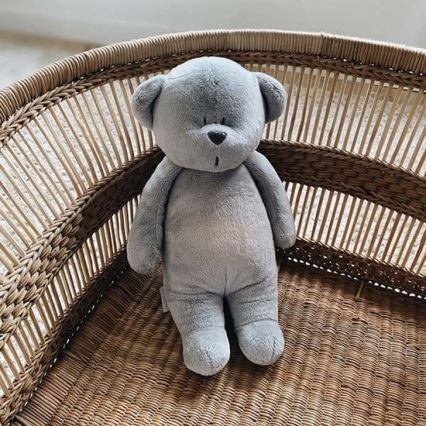 Moonie - Companheiro de aconchego com uma melodia e urso com luz prateado