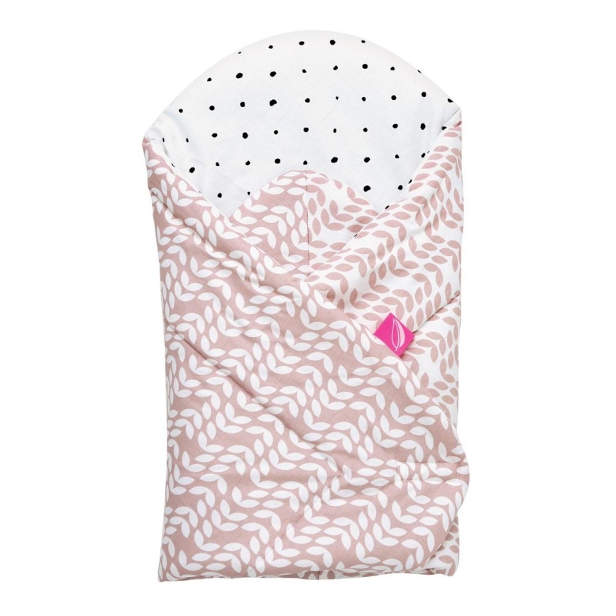 MOTHERHOOD - Cobertor para envolver com reforço de coco CLASSICS 75x75 cm rosa