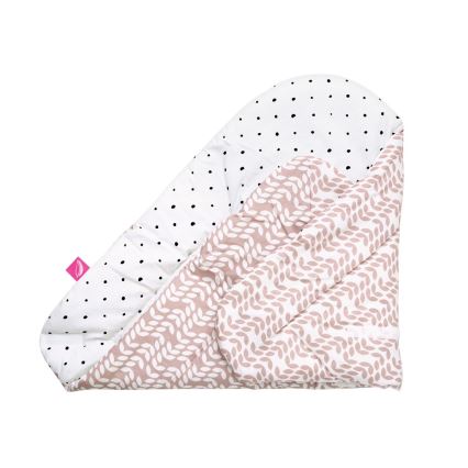 MOTHERHOOD - Cobertor para envolver com reforço de coco CLASSICS 75x75 cm rosa