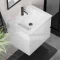 Móvel de casa de banho com lavatório CONOR 61 cm branco