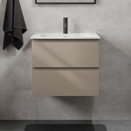 Móvel de casa de banho com lavatório CONOR 61 cm marakesh/branco