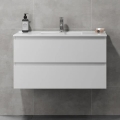 Móvel de casa de banho com lavatório HENRY 91 cm branco