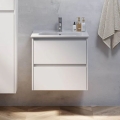 Móvel de casa de banho com lavatório LYKE 60 cm branco