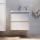 Móvel de casa de banho com lavatório LYKE 60 cm branco