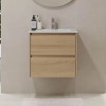 Móvel de casa de banho com lavatório LYKE 60 cm em carvalho