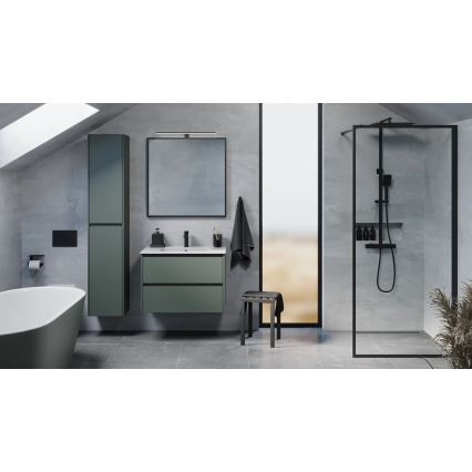 Móvel de casa de banho com lavatório LYKE 80 cm verde