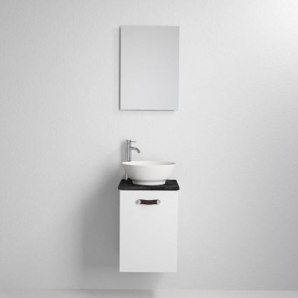 Móvel de casa de banho com lavatório SOREN branco