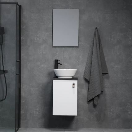 Móvel de casa de banho com lavatório SOREN branco