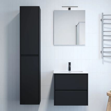 Móvel de casa de banho LYKE 174 cm preto