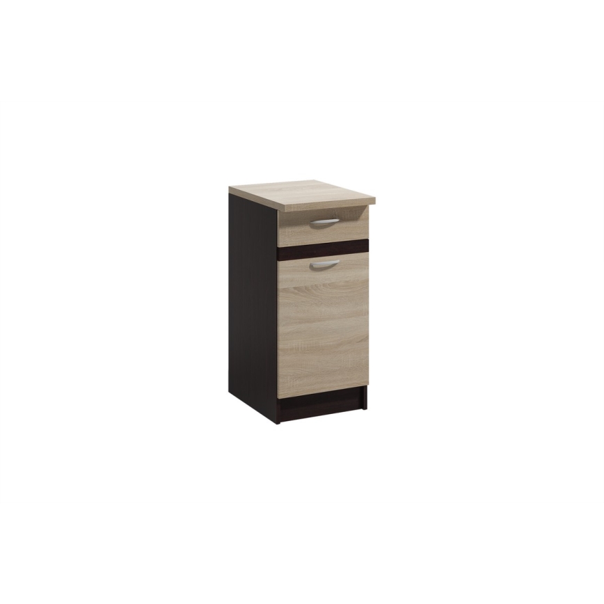 Móvel de cozinha VALERIA 180 cm castanho/carvalho sonoma