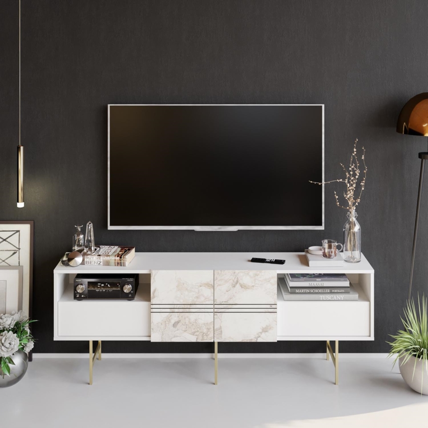 Móvel de TV DERIN 64,7x180 cm branco