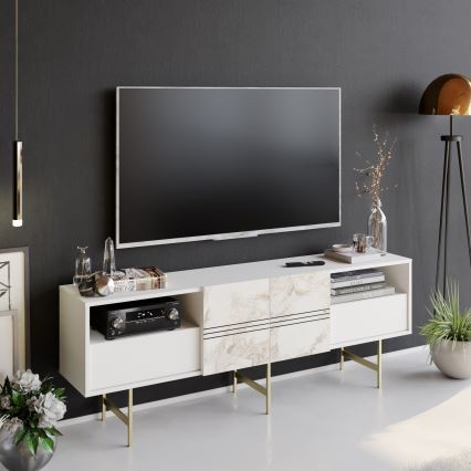 Móvel de TV DERIN 64,7x180 cm branco