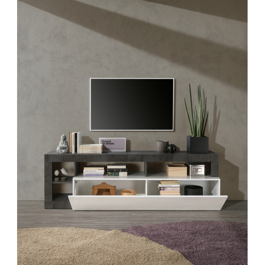 Móvel para TV LENOR branco/antracite