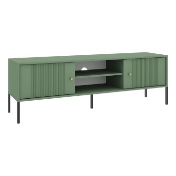 Móvel para TV LUE verde/preto