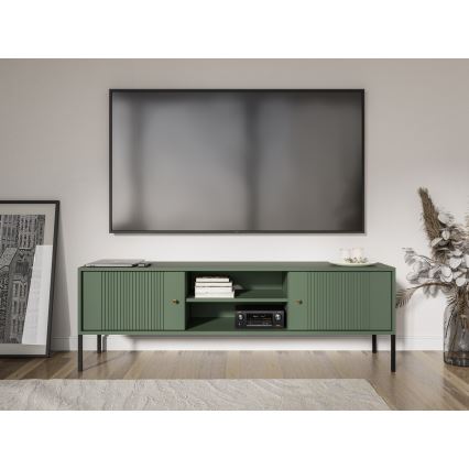 Móvel para TV LUE verde/preto