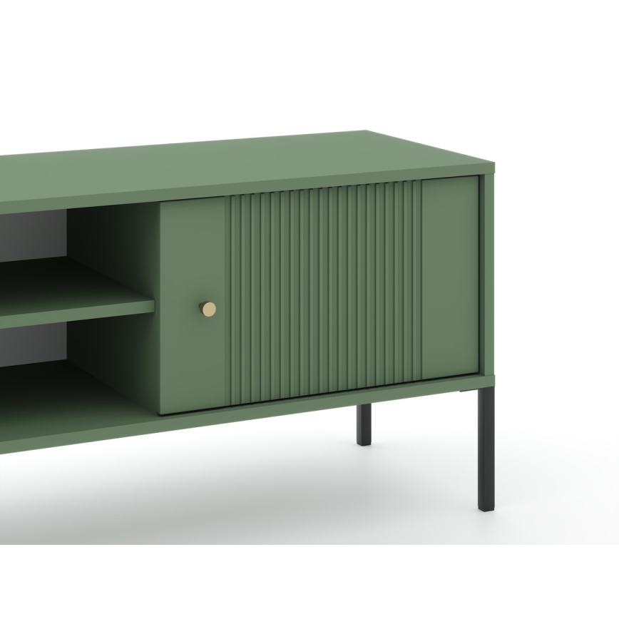 Móvel para TV LUE verde/preto