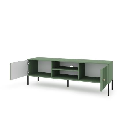 Móvel para TV LUE verde/preto