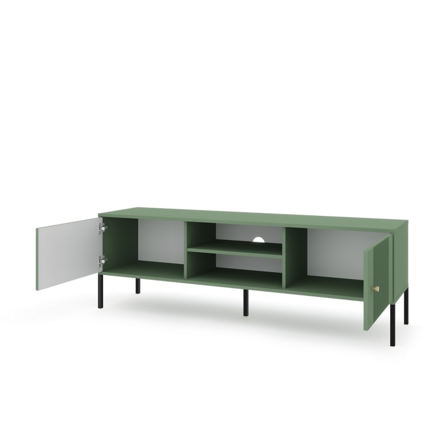 Móvel para TV LUE verde/preto