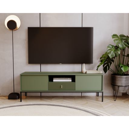 Móvel para TV SUE verde/preto