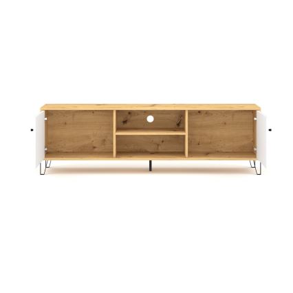 Móvel para TV SULA carvalho artisan/branco