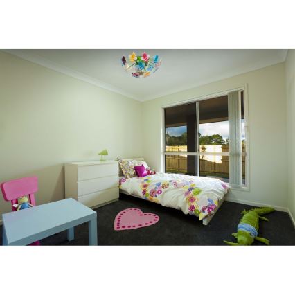 MW-LIGHT - Candelabro de criança integrado KINDER 5xE14/40W/230V