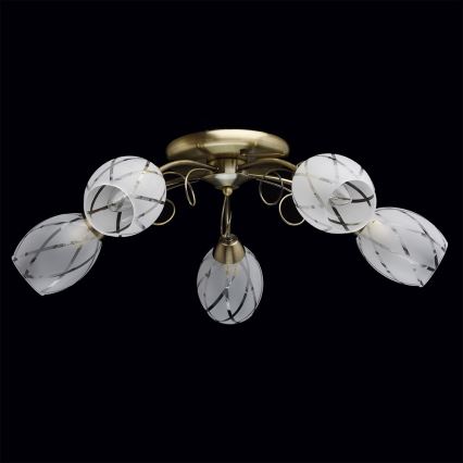 MW-LIGHT - Candelabro integrado SAVONA 5xE14/60W/230V