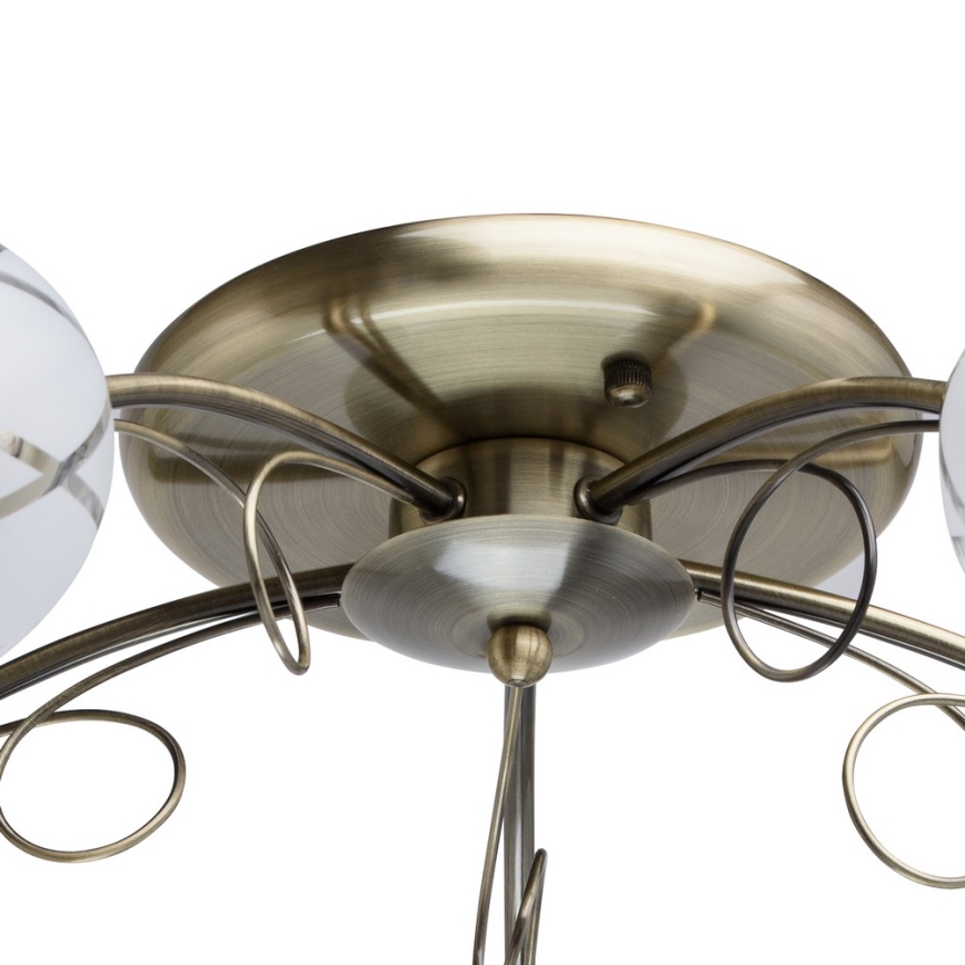 MW-LIGHT - Candelabro integrado SAVONA 5xE14/60W/230V