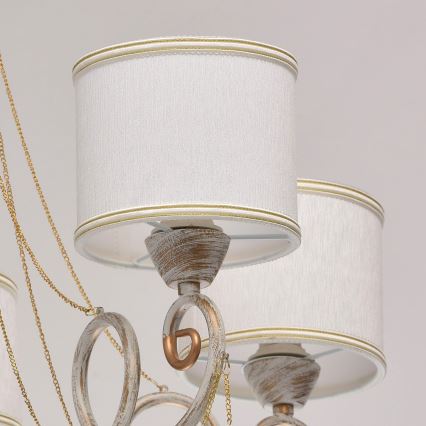 MW-LIGHT - Candelabro numa corrente VITALINA 5xE14/40W/230V