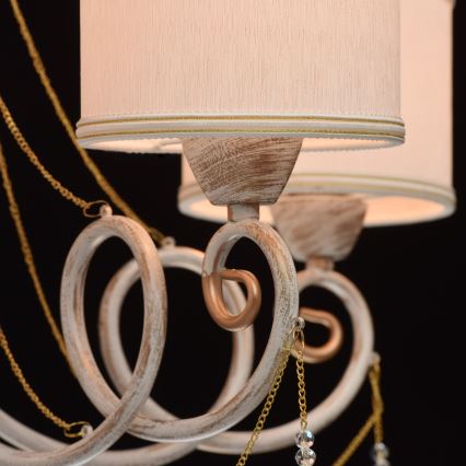 MW-LIGHT - Candelabro numa corrente VITALINA 5xE14/40W/230V