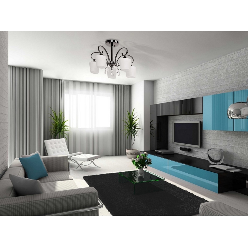 MW-LIGHT - Candelabro pendente PORTO 5xE27/60W/230V