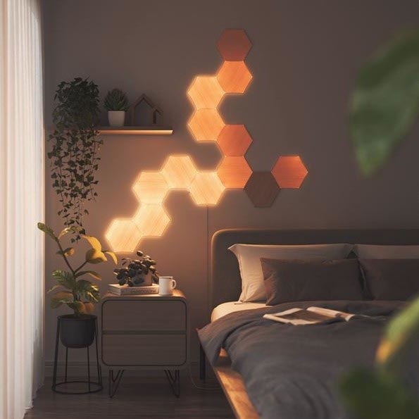Nanoleaf - CONJUNTO 13x Painel LED com regulação HEXAGONS LED/2W/230V Wi-Fi
