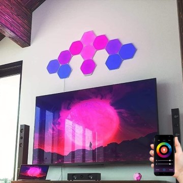 Nanoleaf - CONJUNTO 15x LED RGB Painel com regulação LED/2W/230V 1200-6500K Wi-Fi