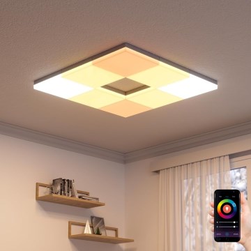 Nanoleaf - CONJUNTO 3x Iluminação de teto RGBW com regulação SKYLIGHT 1xLED/18W/230V + 2xLED/16W/230V 2700-6500K Wi-Fi