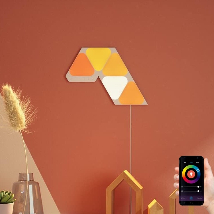 Nanoleaf - CONJUNTO 5x LED RGB Painel com regulação TRIANGLES LED/0,5W/230V 1200-6500K Wi-Fi