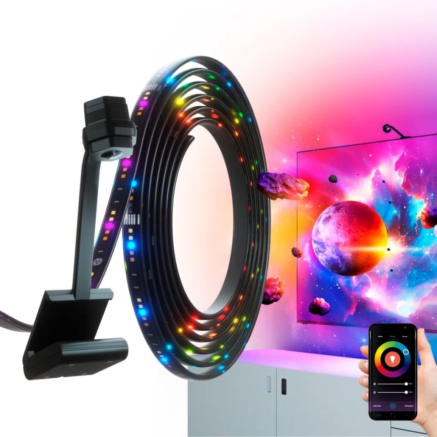 Nanoleaf - Conjunto para espelhamento de ecrã 4D + Lightstrips basic conjunto 5,2m 85''