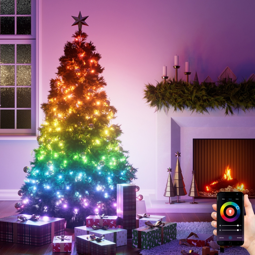 Nanoleaf - LED RGBW Exterior Corrente de Natal ESSENTIALS 250xLED 2x10m 2700-6500K Wi-Fi IP44