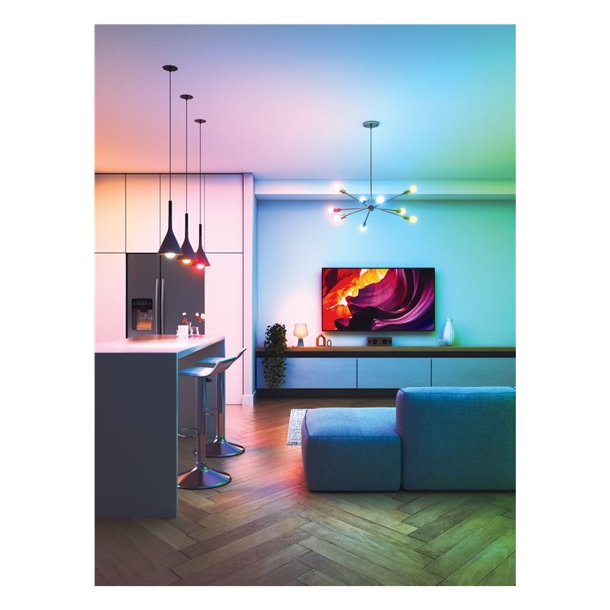 CONJUNTO 3x Lâmpadas LED RGBW com regulação ESSENTIALS A60 E27/8,5W/230V CRI 90 2700-6500K Wi-Fi - Nanoleaf