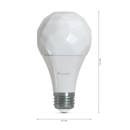 CONJUNTO 3x Lâmpadas LED RGBW com regulação ESSENTIALS A60 E27/8,5W/230V CRI 90 2700-6500K Wi-Fi - Nanoleaf